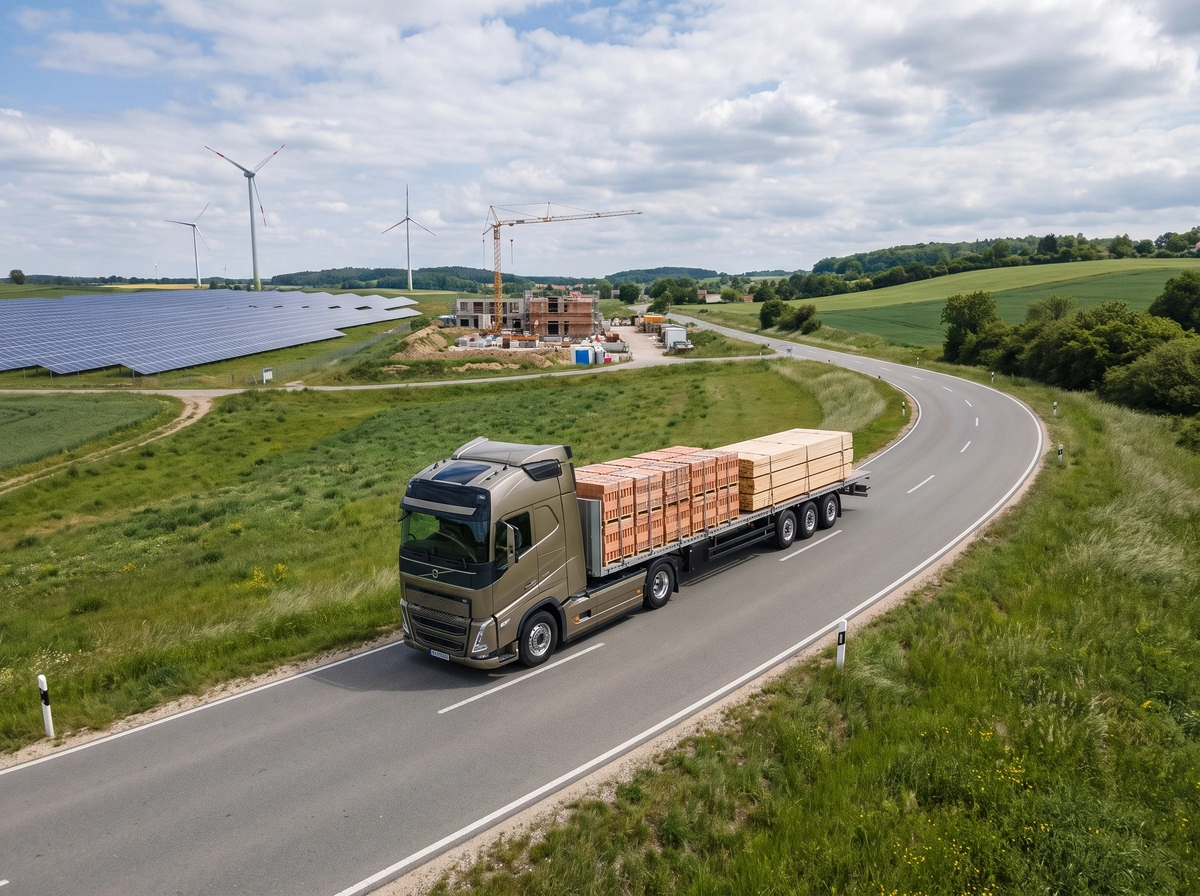 Transport materiałów budowlanych: ekologiczne trendy